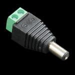2.1mm x 5.5mm Power Plug to Screw Terminals