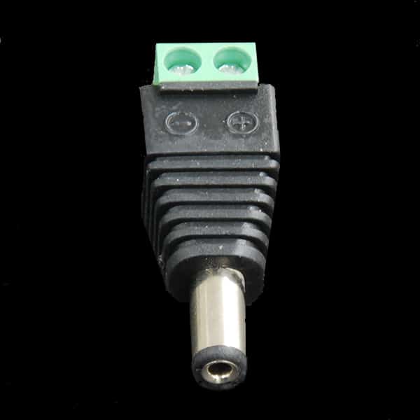 2.1mm x 5.5mm Power Plug to Screw Terminals