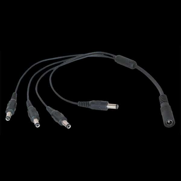 2.1mm plug to four 2.1mm jacks